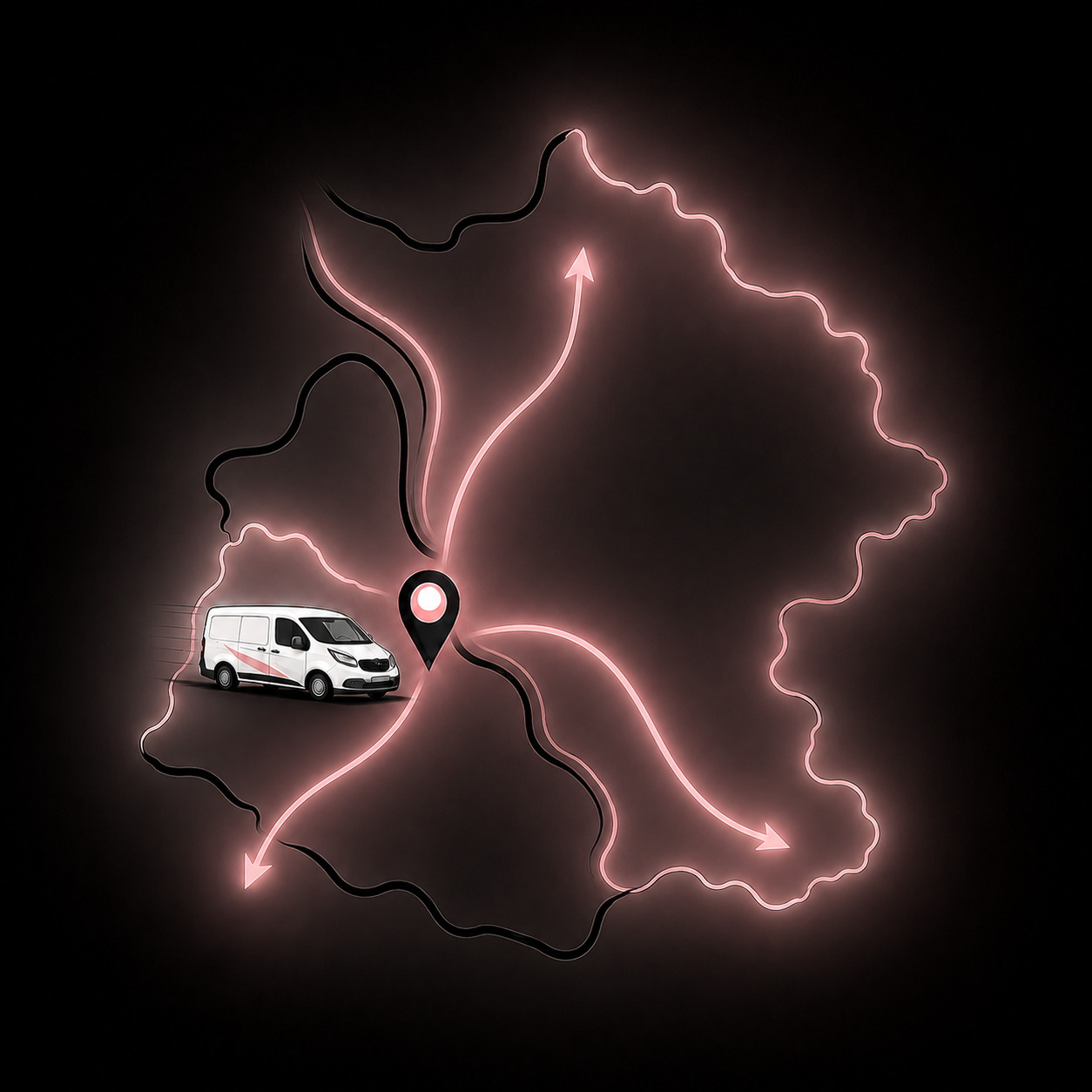 Carte des tournées de livraison Les Girl'z sur Bordeaux Métropole, Bassin d'Arcachon, Entre-deux-Mers, Libourne et Blaye